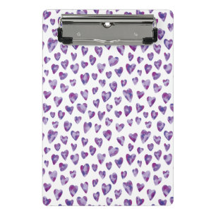 Minicarpeta De Pinza Muy Peri Watercolor Heart