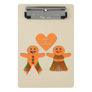 Minicarpeta De Pinza Navidades Cuidados Gingerbread Pareja