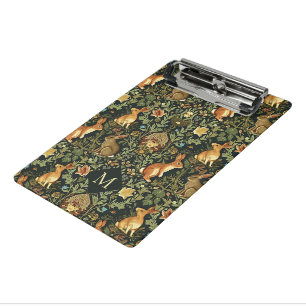 Minicarpeta De Pinza Navidades de William Morris Woodland Floral Rabbit