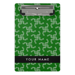 Minicarpeta De Pinza Navidades Garland, Green, Your name, Personalize
