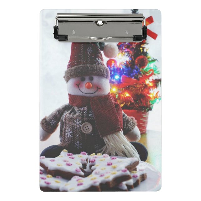 MINICARPETA DE PINZA NAVIDADES SNOWMAN (Anverso)