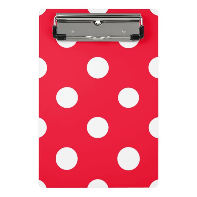 Minicarpeta De Pinza Nieve roja (Anverso)