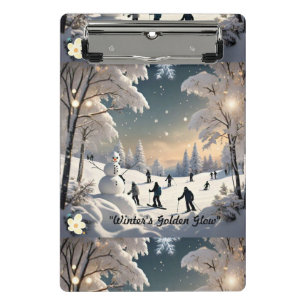 Minicarpeta De Pinza "Noche silenciosa de invierno"