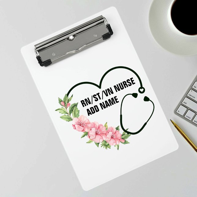 Minicarpeta De Pinza Nombre de la enfermera veterana de registro de est (Subido por el creador)