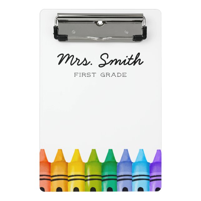 Minicarpeta De Pinza Nombre del profesor primario primario personalizad (Anverso)