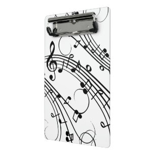 Minicarpeta De Pinza Notas musicales elegantes