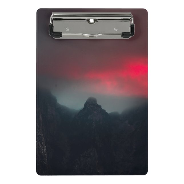 Minicarpeta De Pinza Nubes, niebla y montañas ardiendo (Anverso)