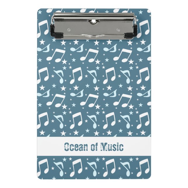 Minicarpeta De Pinza Ocean of Music patterned (Anverso)