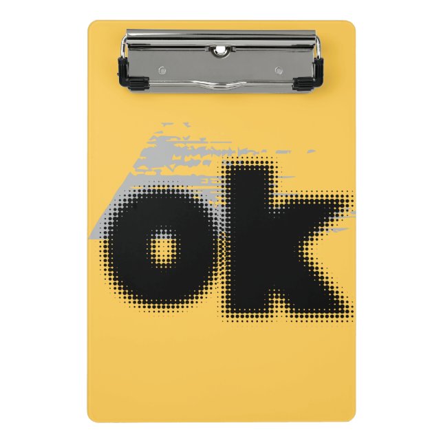 Minicarpeta De Pinza OK Vibes - Simple & Bold" (Anverso)