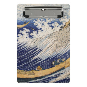 Minicarpeta De Pinza Olas del Océano de Hokusai Barcos Marítimos