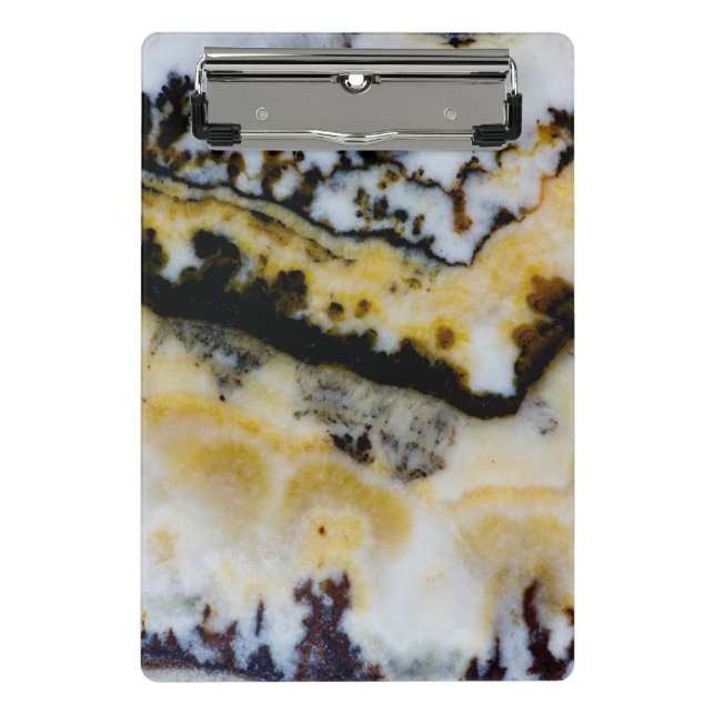 Minicarpeta De Pinza Onyx de encaje plateado (Anverso)