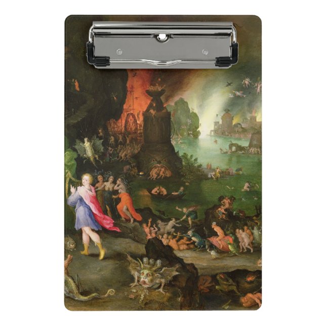 Minicarpeta De Pinza Orfeo con una arpa que juega a Plutón (Anverso)