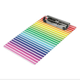 Minicarpeta De Pinza Orgullo lgbtq lgbt rainbow patrón de rayas blancas