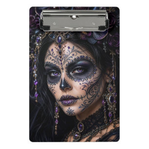 Minicarpeta De Pinza Orquídea Amatista Calavera – Calavera Siniestra de
