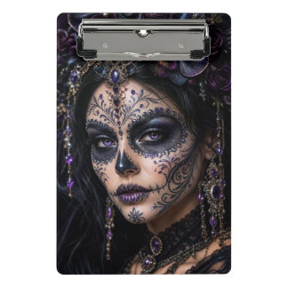 Minicarpeta De Pinza Orquídea Amatista Calavera – Calavera Siniestra de