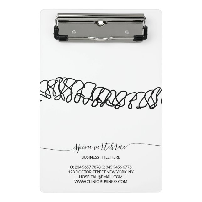 Minicarpeta De Pinza Orthopedic Chiropractic Testimonial (Anverso)