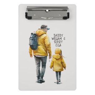 Minicarpeta De Pinza Padre e hijas personalizados (13)