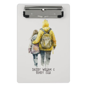 Minicarpeta De Pinza Padre e hijas personalizados (14)