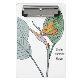 Minicarpeta De Pinza Pájaro de la flor del paraíso