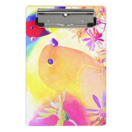 Minicarpeta De Pinza Pájaros Brillantes de Tie-Dye