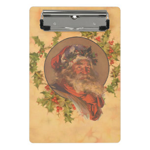 Minicarpeta De Pinza Papá Noel Antiguo Victoriano Leyendecker
