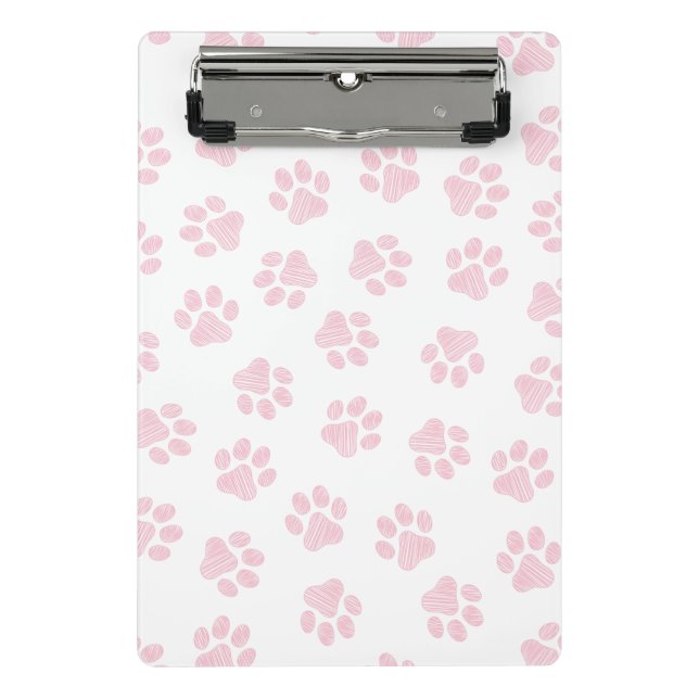 Minicarpeta De Pinza Papas de perro, garras de perro, garras rosadas de (Anverso)