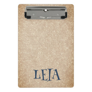 Minicarpeta De Pinza Papel de vainilla español personalizado