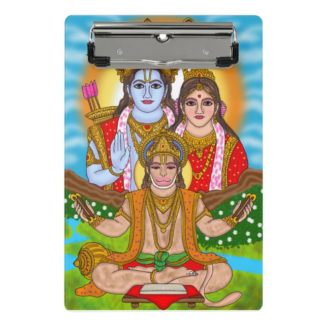 Minicarpeta De Pinza Papel para Lord Hanuman (Anverso)