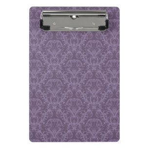 Minicarpeta De Pinza Papel pintado floral púrpura 2
