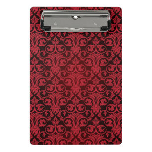 Minicarpeta De Pinza Papel pintado rojo 2