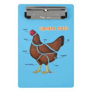 Minicarpeta De Pinza Partes de Pollo