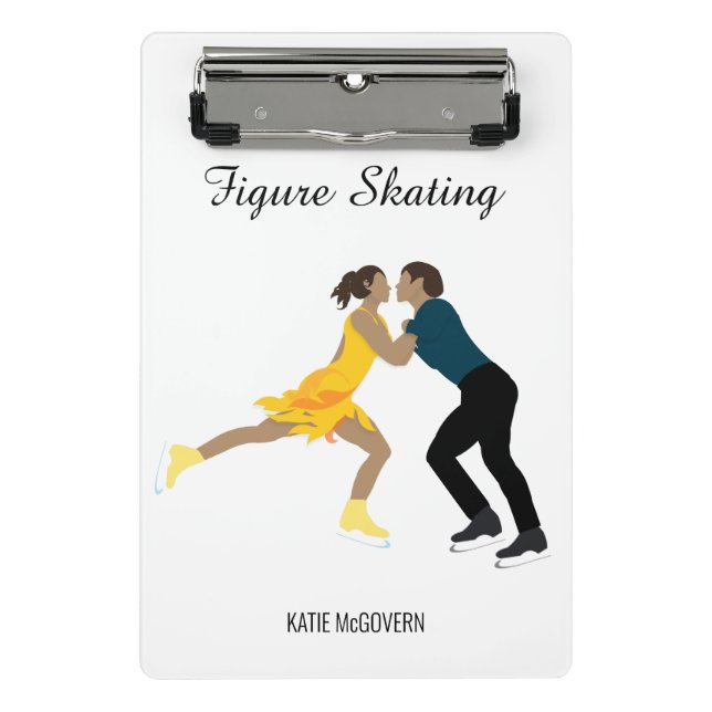 Minicarpeta De Pinza Patinaje artístico (Anverso)