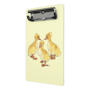 Minicarpeta De Pinza Patitos blancos crestados