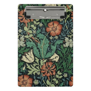 Minicarpeta De Pinza Patrón de Art Nouveau floral William Morris Compto
