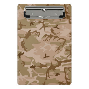 Minicarpeta De Pinza Patrón de camuflaje del desierto, patrón militar, 
