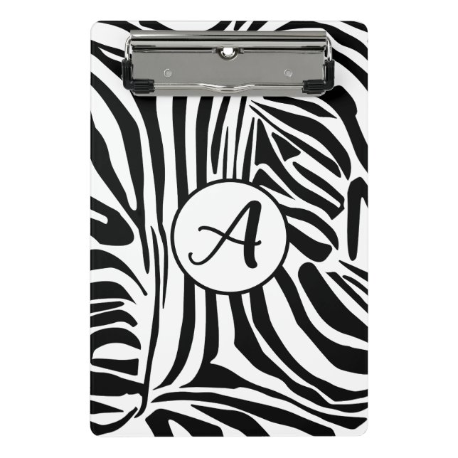 Minicarpeta De Pinza Patrón de cebra (Anverso)
