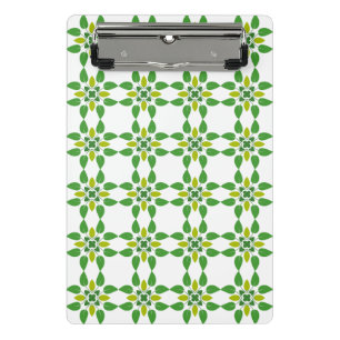 Minicarpeta De Pinza Patrón De Hojas, Patrón De Hojas, Hojas Verdes