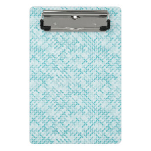 Minicarpeta De Pinza Patrón de metabalón azul