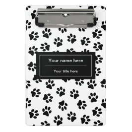 Minicarpeta De Pinza Patrón De Patas, Patas De Perro, Patas De Gatos, P