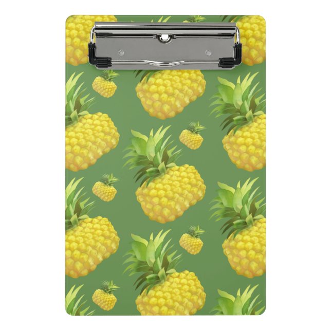 Minicarpeta De Pinza Patrón de piña (Anverso)