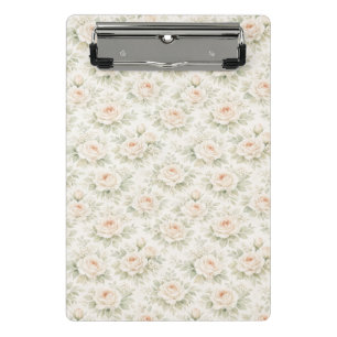 Minicarpeta De Pinza Patrón floral nupcial