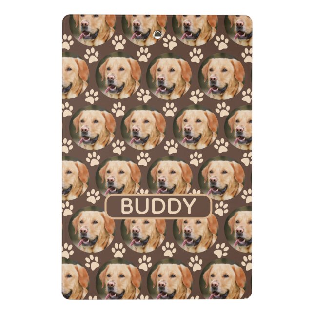 Minicarpeta De Pinza Patrón fotográfico Mascota personalizado Espiral d (Reverso)