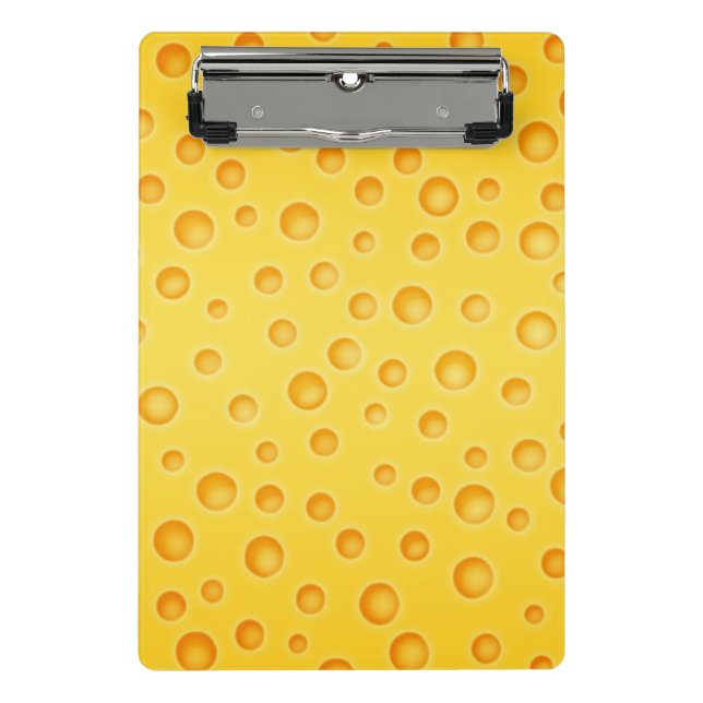 Minicarpeta De Pinza Patrón suizo de textura con queso Cheezy (Anverso)