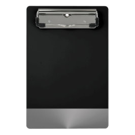 Minicarpeta De Pinza Paw de perro plateado sobre fondo negro