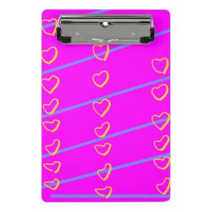 Minicarpeta De Pinza Pergamino del Corazón