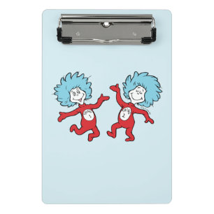 Minicarpeta De Pinza Personaje de Dr. Seuss Thing 1 y Thing 2