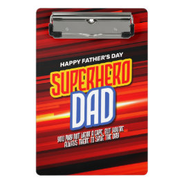 Minicarpeta De Pinza Personaliza a SuperHero Dad