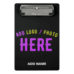 MINICARPETA DE PINZA PERSONALIZABLE MODERNO ESTILO NEGRO VERIFICADO MAR