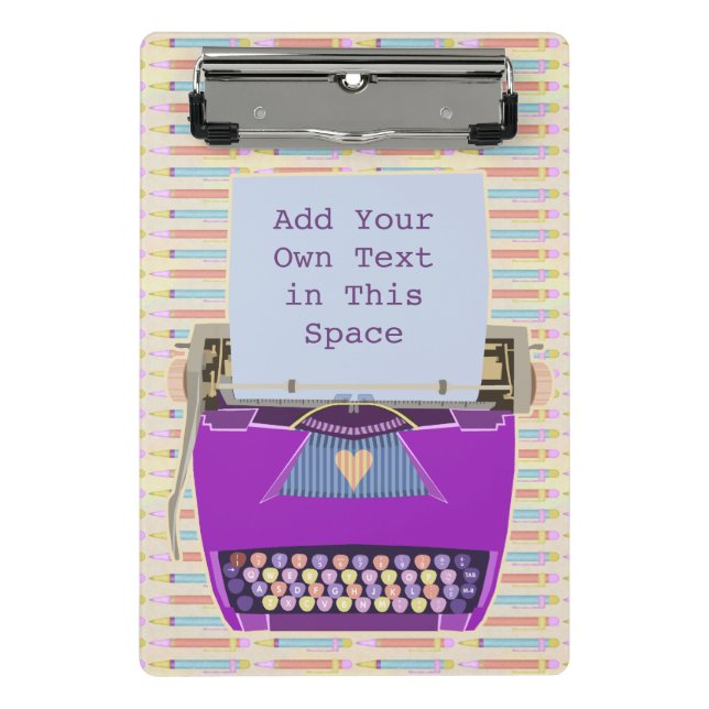 Minicarpeta De Pinza Personalizado moderno de los mediados de siglo (Anverso)