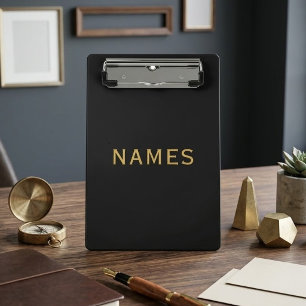Minicarpeta De Pinza Personalizados con Apellido o Apodo en Ellos